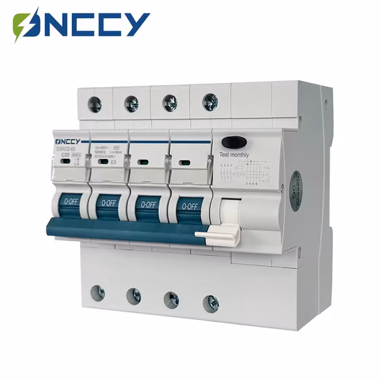 RCCB B Modelo 2p 4p Disjuntor de corrente residual com aprovações CE/CB